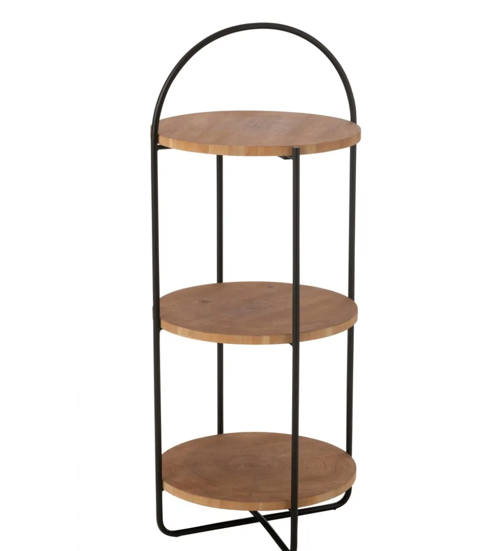Półka VONI 43 cm w optyce drewna