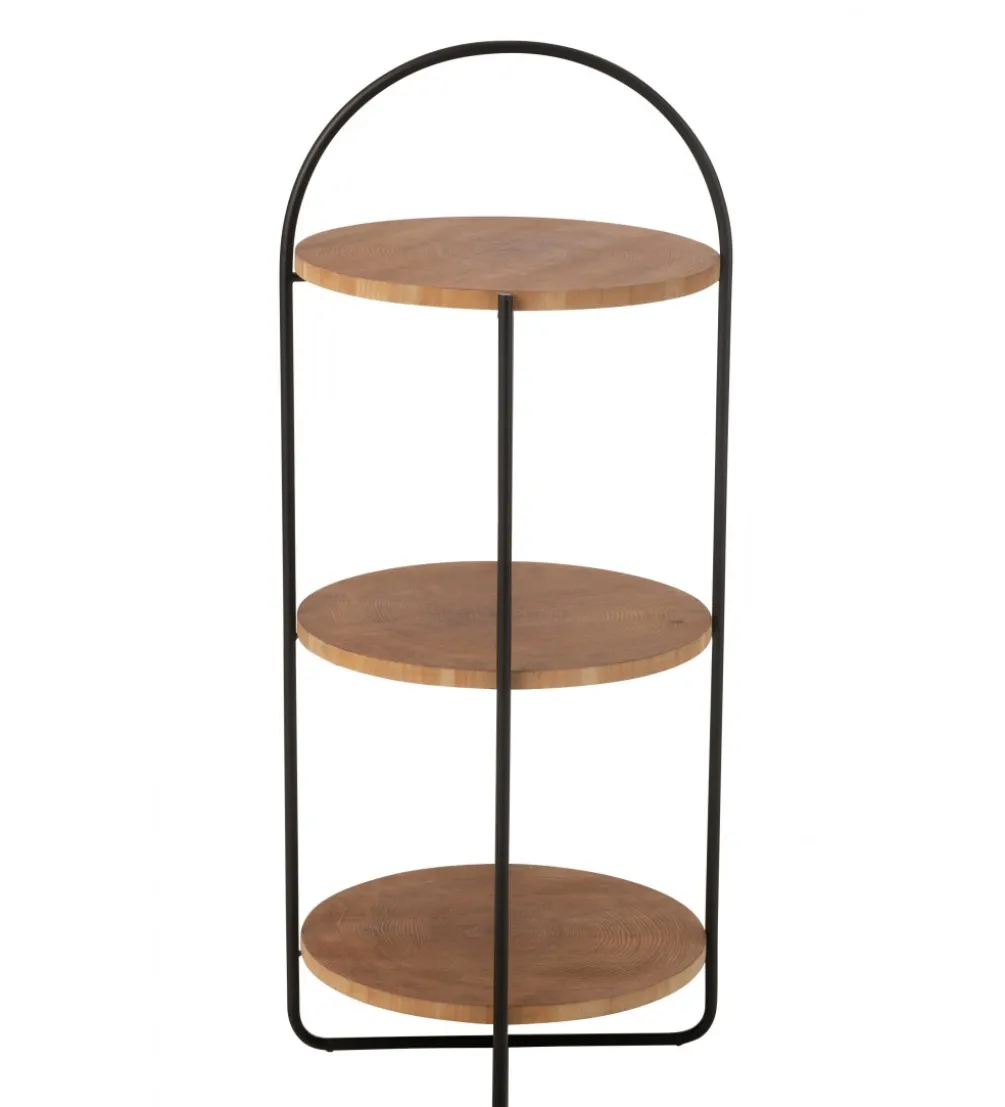 Półka VONI 43 cm w optyce drewna