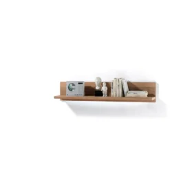 Półka wisząca ESPERO 124 cm Dąb Sękaty W Kolorze Bianco