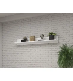 Półka wisząca TULSA 160 cm biała