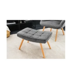 Podnóżek RAMIRO Scandinavia 60 cm szary
