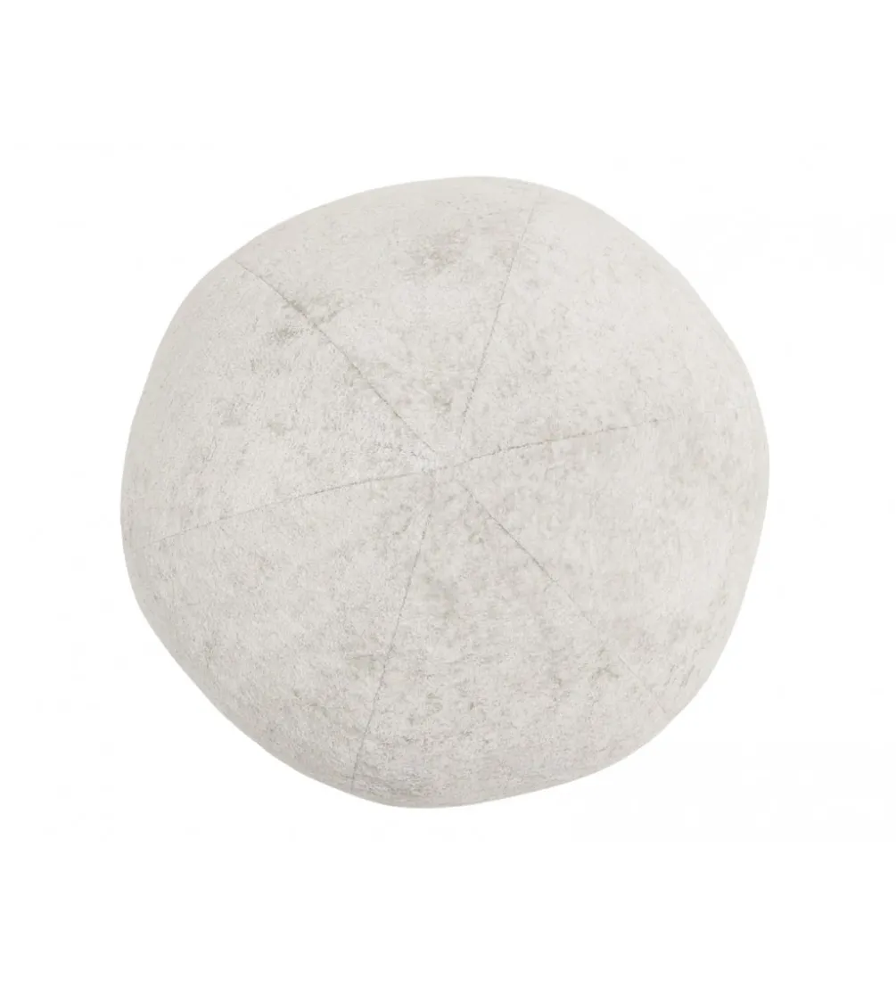 Poduszka TACTO 29 cm welur biała