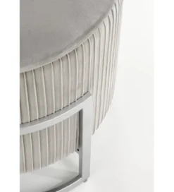 Pufa CRICET 40 cm jasnoszara