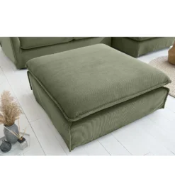 Pufa HEAVEN 100 cm cord zielona