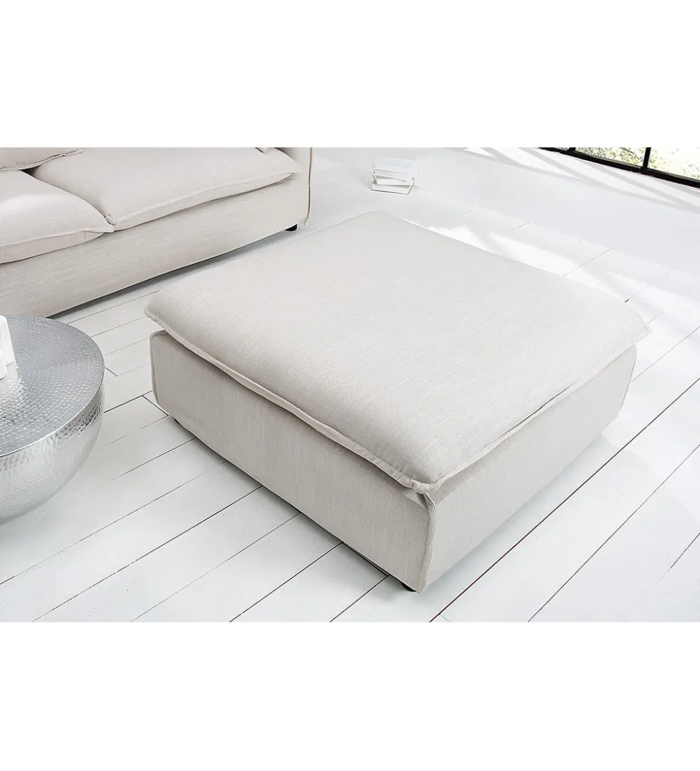 Pufa HEAVENLY Heaven 100 cm naturalny len