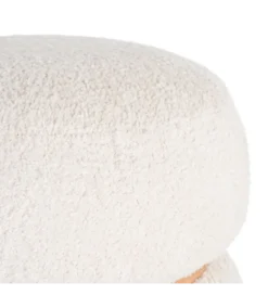 Pufa LEGANTO 45 cm kremowa