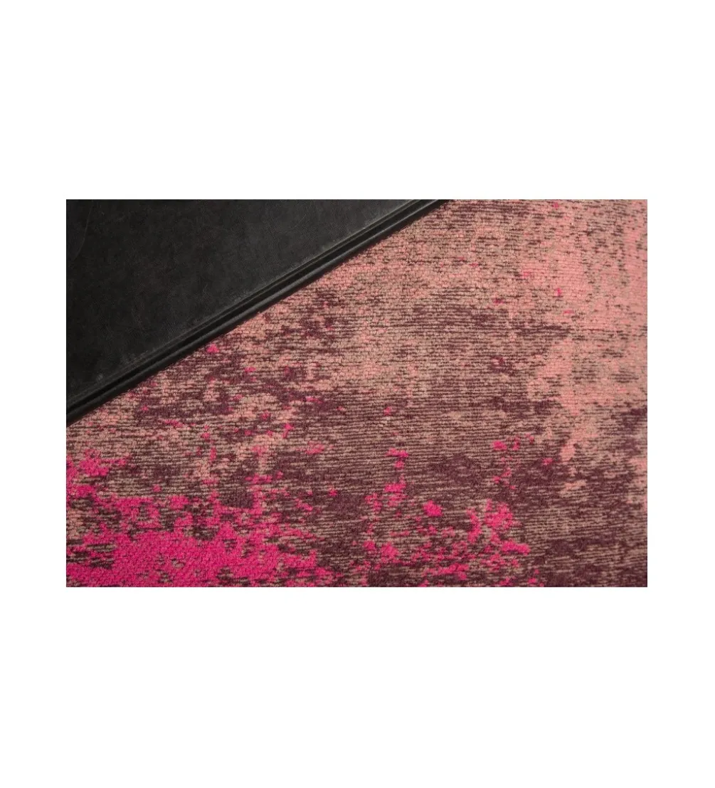 Pufa Na Podłogę ABSTRACT 70 Cm czerwono - różowa