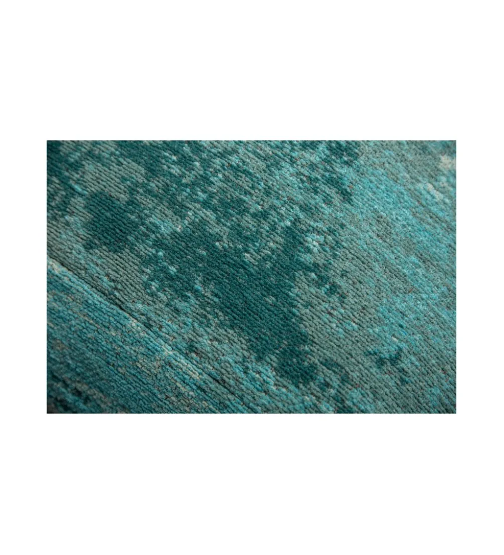 Pufa na podłogę ABSTRACT 70 Cm turkusowa