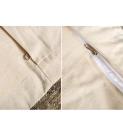 Pufa Na Podłogę Abstrakt 70 Cm brązowa