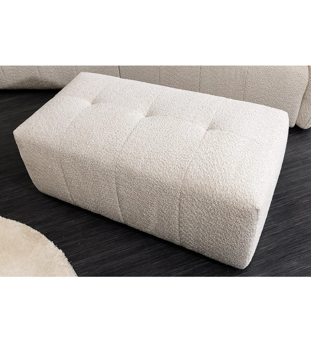 Pufa ROYAL 120 cm bouclé szampański beżowy