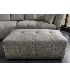 Pufa ROYAL 120 cm bouclé szara