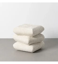 Pufa SOTERA 42 cm kremowa