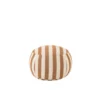 Pufa STRIPED 61 cm białokarmelowy