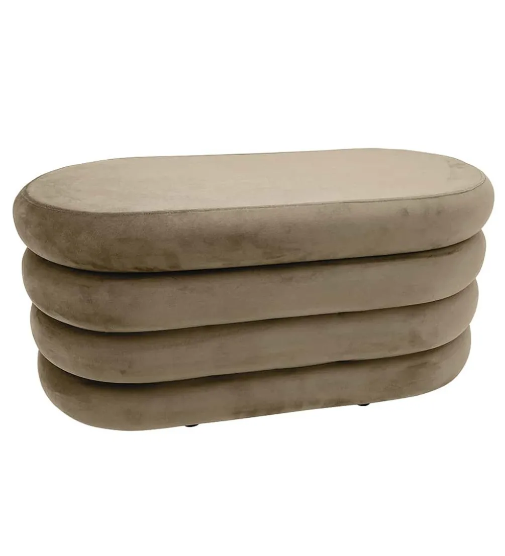 Pufa VOGUE 85 cm z schowkiem welwet champagne