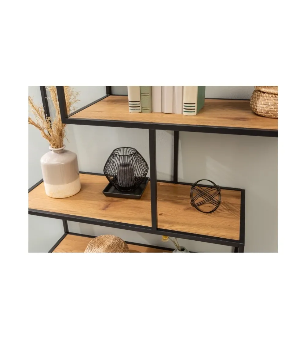 Regał ALPERA 114 cm w optyce dębu
