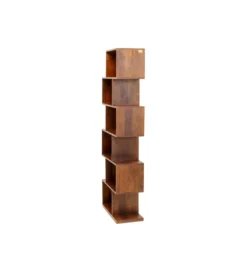 Regał AUTHENTICO ZICK ZACK 60 x 180 cm drewno mango