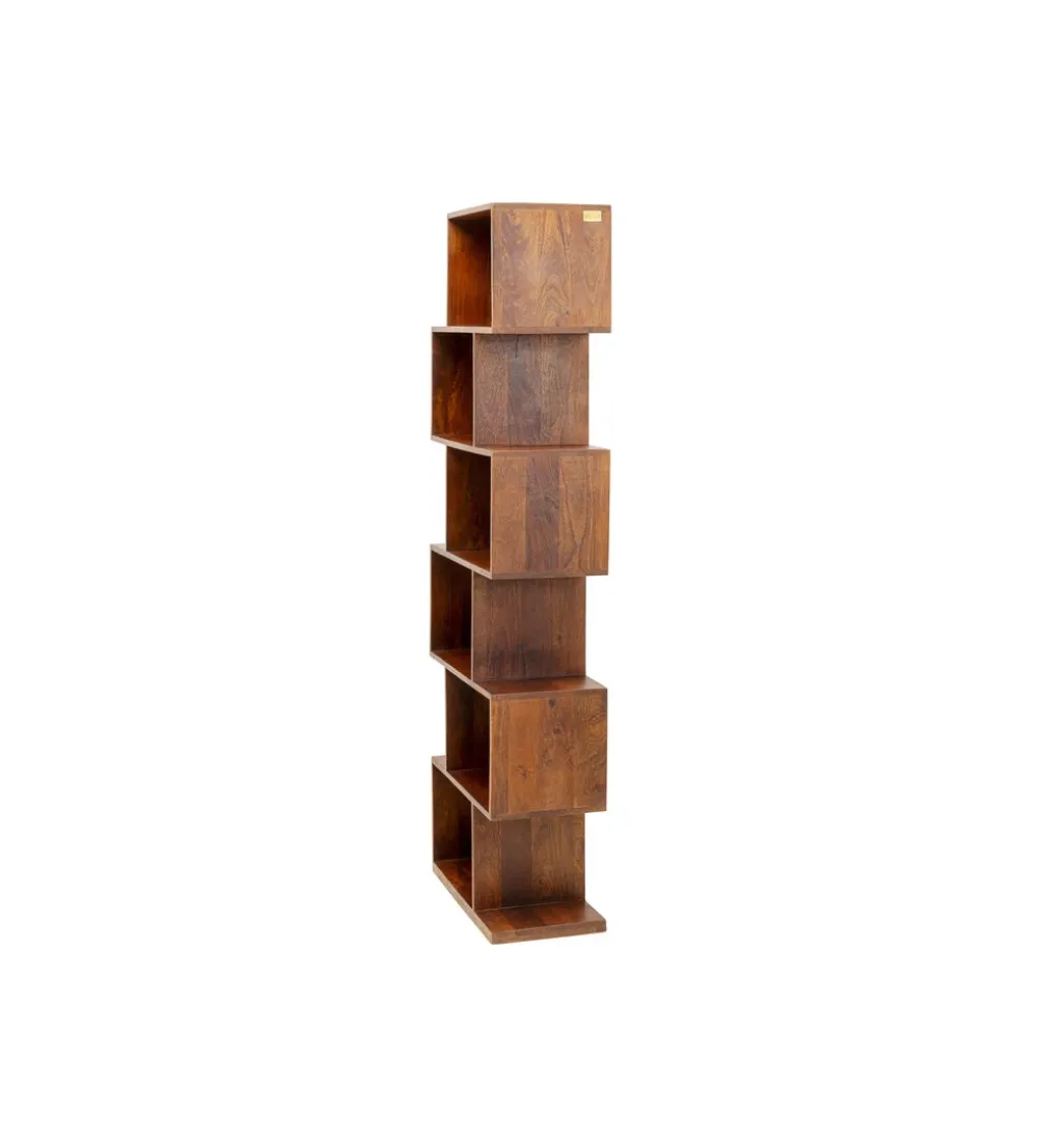 Regał AUTHENTICO ZICK ZACK 60 x 180 cm drewno mango