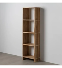 Regał BELLAMONTE 190 cm drewno teak naturalny