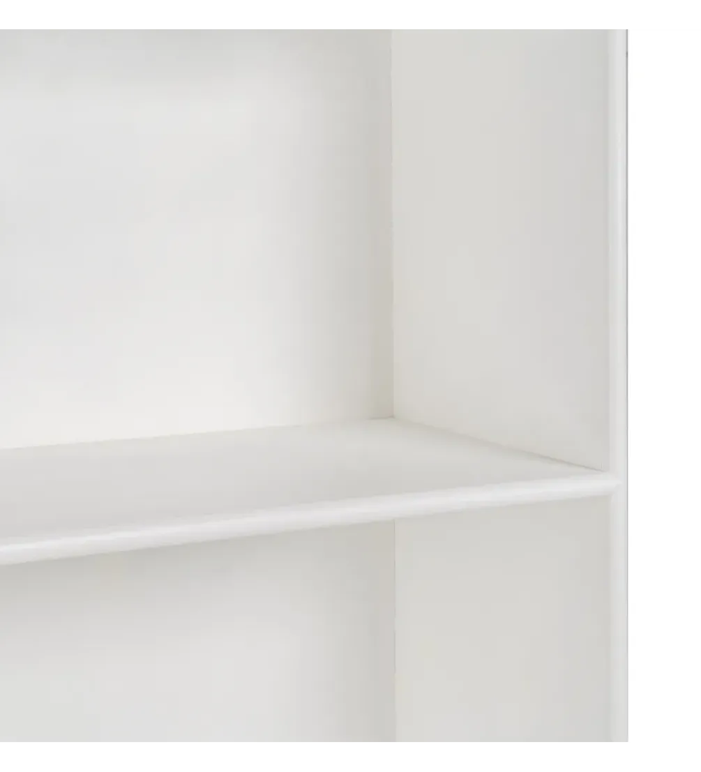 Regał BERET 80 cm drewno jodłowe biała