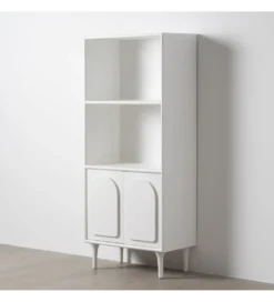 Regał BERET 80 cm drewno jodłowe biała