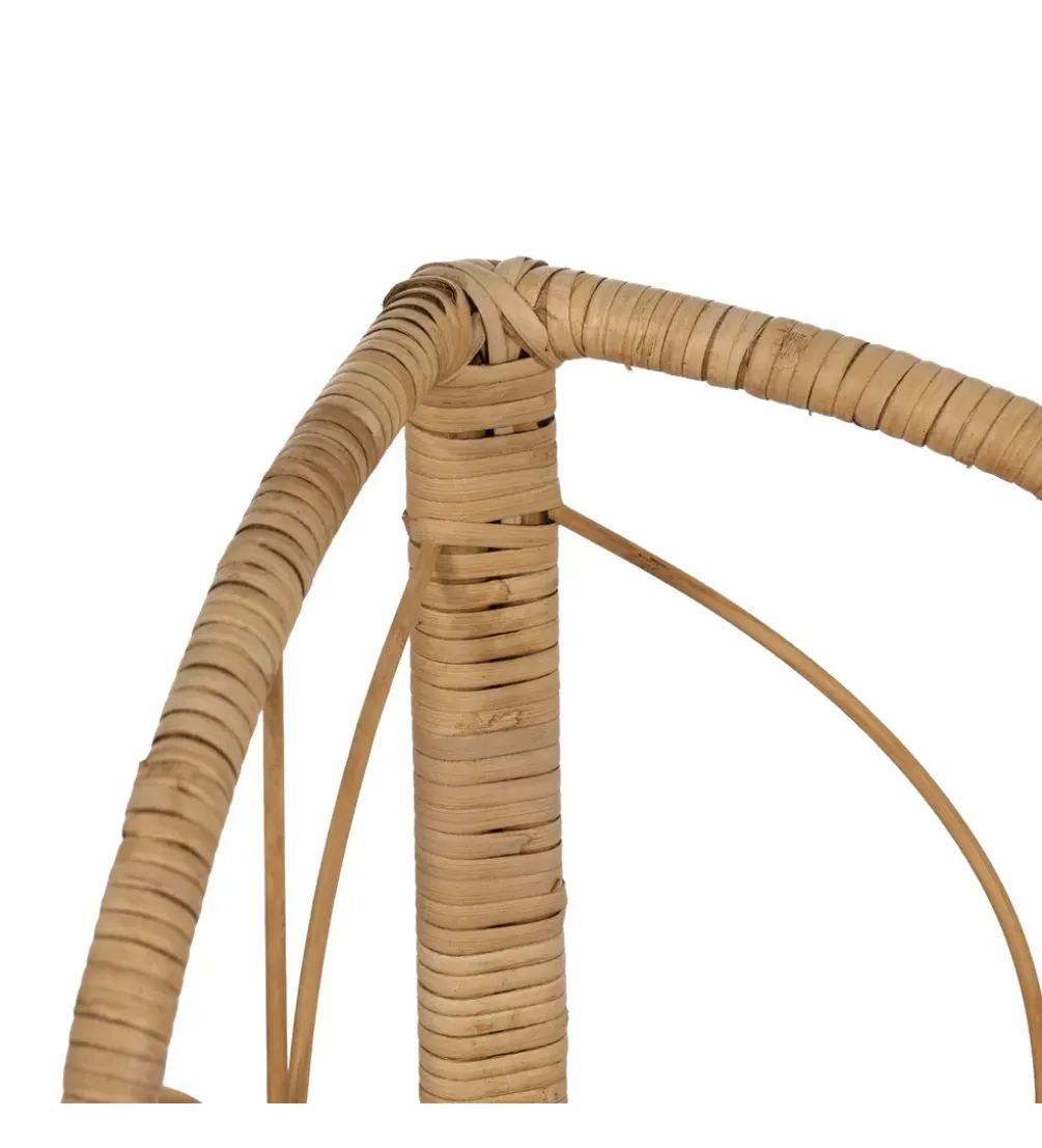 Regał BLUKI 90 cm ratan naturalny