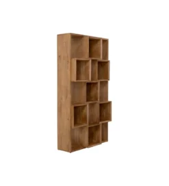 Regał CUBES BALANCE 103 x 192 cm drewno mango
