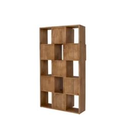 Regał CUBES BALANCE 103 x 192 cm drewno mango