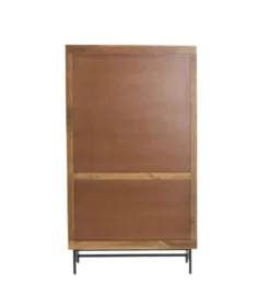 Regał DUBAKU 180 cm naturalny brązowy