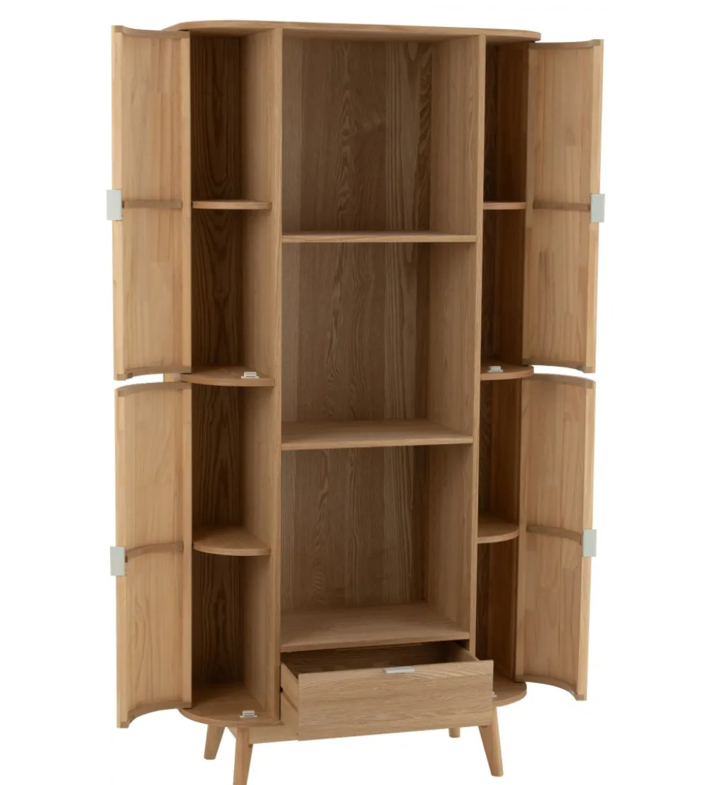 Regał GEZA 88 cm naturalny drewno sosna