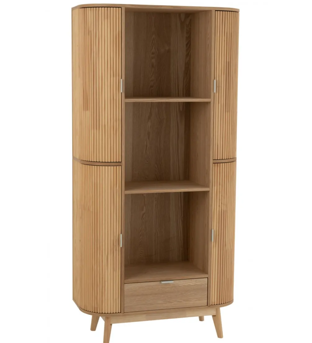 Regał GEZA 88 cm naturalny drewno sosna