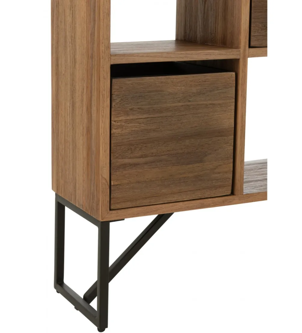 Regał GRACKY drewno teak naturalny