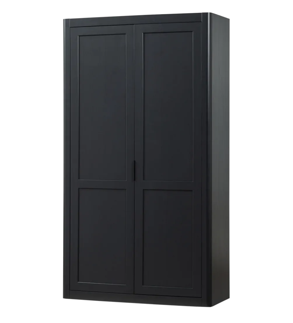 Regał GUNNAR 217 x 120 cm czarny mat