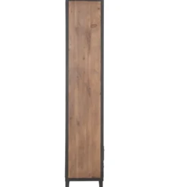 Regał IMERATIS 200 cm ciemno brązowy