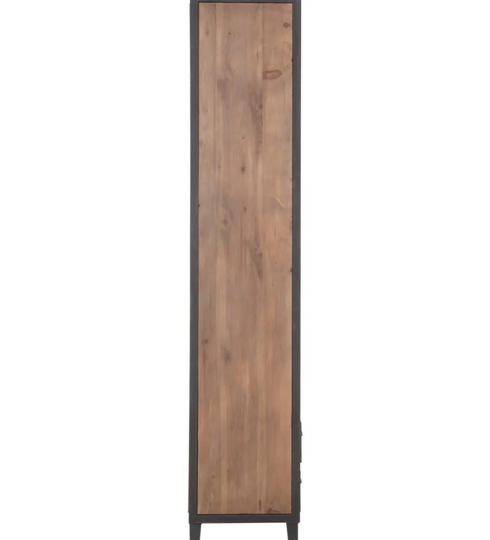 Regał IMERATIS 200 cm ciemno brązowy
