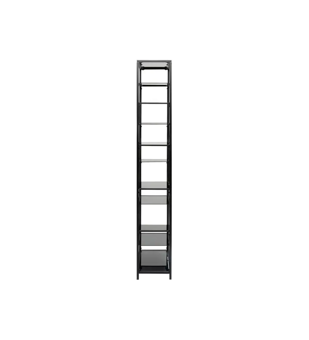 Regał Loft 195 cm czarny