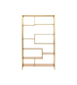 Regał LOFT 115 cm złoty