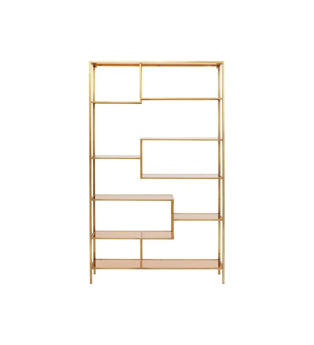 Regał LOFT 115 cm złoty