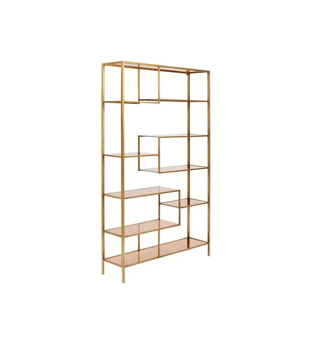 Regał LOFT 115 cm złoty