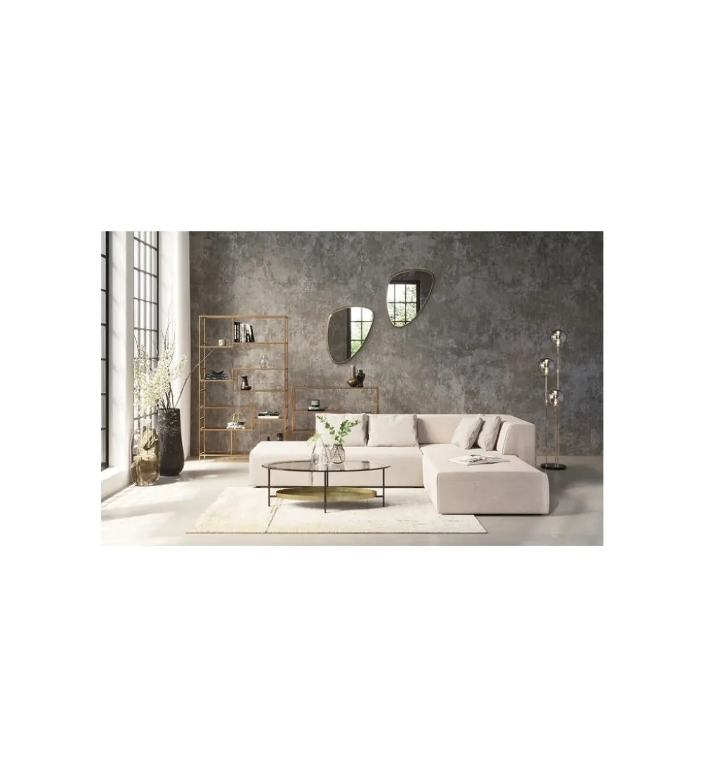Regał LOFT 115 cm złoty