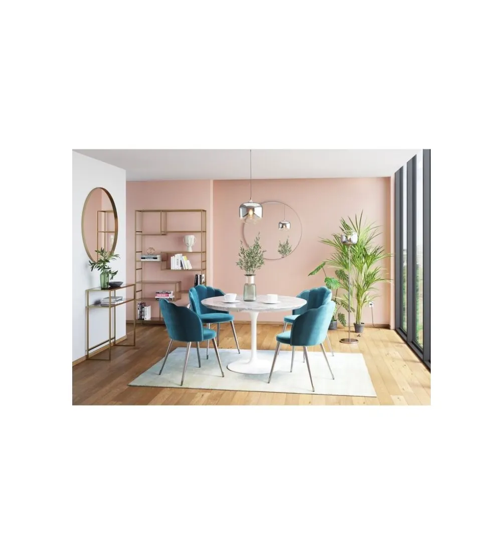 Regał LOFT 115 cm złoty