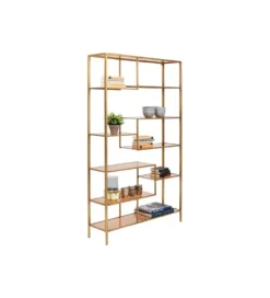 Regał LOFT 115 cm złoty