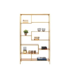 Regał LOFT 115 cm złoty
