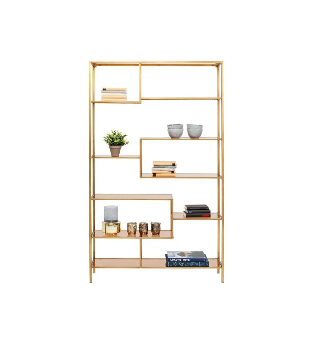 Regał LOFT 115 cm złoty