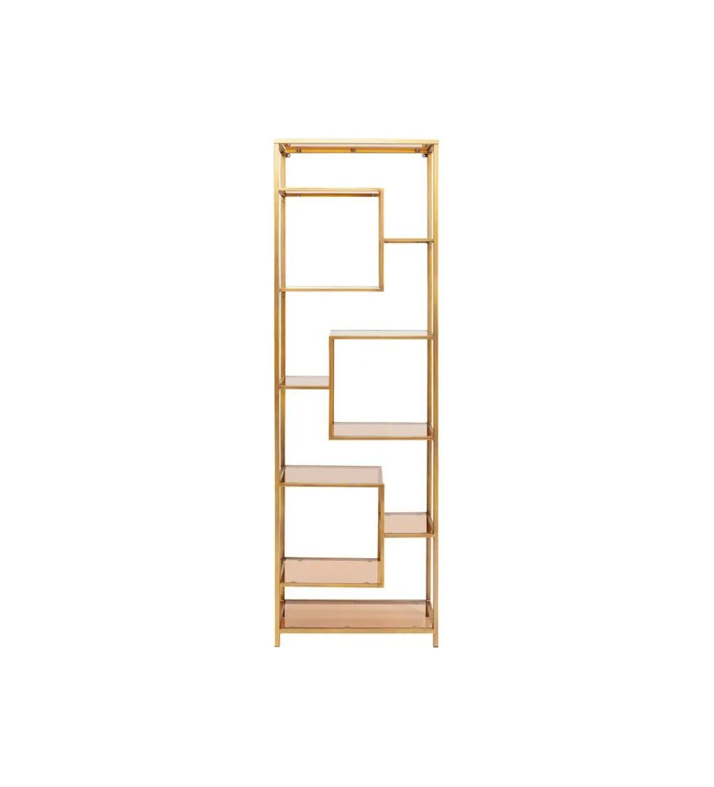 Regał LOFT 60 x 195 cm złoty
