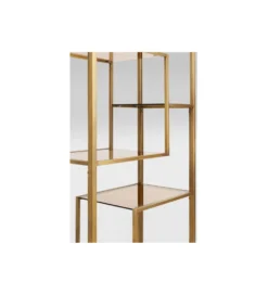 Regał LOFT 60 x 195 cm złoty