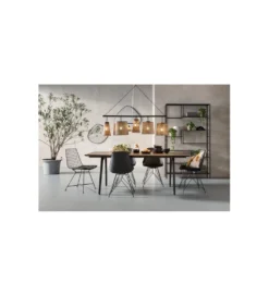 Regał metalowy Loft  195 cm x 115 cm czarny