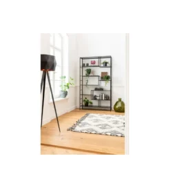 Regał metalowy Loft  195 cm x 115 cm czarny