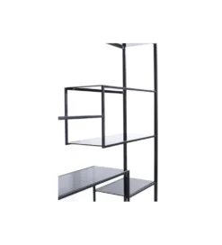Regał metalowy Loft  195 cm x 115 cm czarny