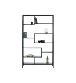 Regał metalowy Loft  195 cm x 115 cm czarny