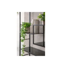 Regał metalowy Loft  195 cm x 115 cm czarny